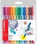Filzschreiber - STABILO pointMax - 12er Pack - mit 12 verschiedenen Farben