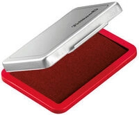 PELIKAN 331181 Pelikan Metallstempelkissen 5 x 7 cm Rot