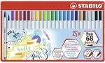 Premium-Filzstift mit Pinselspitze f&uuml;r variable Strichst&auml;rken - STABILO Pen 68
