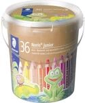 STAEDTLER&reg; Noris&reg; junior 140 Kindermalstift 3 in 1, Eimer mit 36 Malstiften in 18