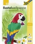 Folia Bastelwellpappe 10 Blatt sortiert