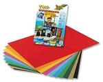Folia Tonzeichenpapier 130g/m&sup2;, DIN A4, 20 Blatt, 10 Farben