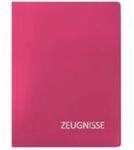 Roth Zeugnismappe A4 20 Einlagen, Basic Magenta
