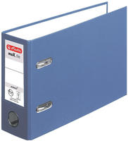 HERLITZ 10842359 Ordner maX.file protect A5 quer 8 cm blau