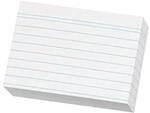 Herlitz Karteikarten DIN A8, liniert, wei&szlig;, 200 St&uuml;ck