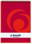 Herlitz Spiralnotizblock A6 kariert 50 Blatt