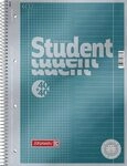 BRUNNEN 1067174 Collegeblock Premium Student &bdquo;Duo&ldquo; A4 40 Blatt kariert, 40 Blatt