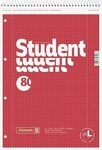 BRUNNEN 106791201 Collegeblock Student A4 kariert, mit Randlinie innen und...