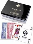 PIATNIK 226426 Vollplastik Bridge-Rummy Doppelspiel