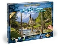 SCHIPPER 609260839 Malen nach Zahlen - St. Sebastian in der Ramsau