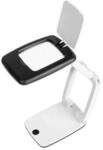 WEDO&reg; Tischlupe Pocket mit LED-Licht, wei&szlig;/schwarz