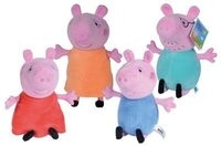 SIMBA 109261011 Peppa Pig Pl&uuml;sch klein, 4-fach sortiert