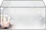 Sigel Weihnachts-Umschlag Christmas Silence, DIN lang (110x220 mm), 50 St&uuml;ck