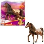 MATTEL GXD96 GXF00 Spirit Mustang Mare (brown)