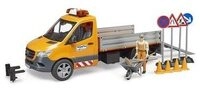 BRUDER 02677 MB Sprinter Kommunal mit Fahrer L+S Modul und Zubeh&ouml;r