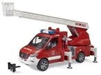 BRUDER 02673 MB Sprinter Feuerwehr mit Drehleiter, Pumpe und L+S Modul