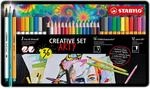 Fineliner, Premium-Filzstift mit Pinselspitze & Aquarell-Buntstift - STABILO...