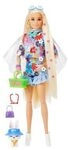 MATTEL HDJ45 Barbie Extra Puppe Flower Power