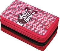 HERLITZ 50038800 Sch&uuml;leretui TriCase 31tlg - Motiv Cute Animals Zebra