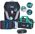 Scout Schulranzen-Set 4-teilig Sunny II LED Sternenhimmel
