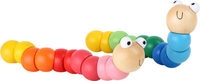 small foot 10961 Motorikspielzeug Raupe flexibel, sortiert