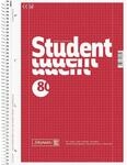 BRUNNEN Collegeblock Student rot, A4, 80 Blatt, gelocht, Lineatur 28