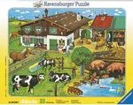 Ravensburger 06618 Kinderpuzzle 33 Teile - Tierfamilien