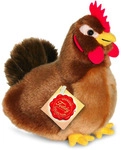 HERMANN TEDDY 94145 Henne braun 16 cm