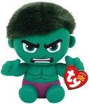 Ty Marvel Avengers Pl&uuml;sch Beanie Baby Hulk, 15 cm