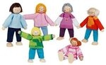GOKI 51496 Biegepuppen Moderne Familie