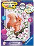 Ravensburger 20064 CreArt, Malen nach Zahlen Kinder - Neugieriges Eichh&ouml;rnchen