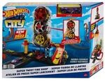 Hot Wheels City Super Reifenshop Spielset, Geschenk f&uuml;r Kinder von 4 bis 8 Jahren