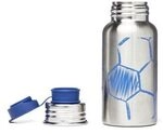 ERGOBAG ERG-EBO-001-004 Edelstahl Trinkflasche Torwart, silber