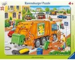 Ravensburger 06346 Kinderpuzzle 35 Teile - M&uuml;llabfuhr