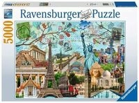 RAVENSBURGER 17118 Puzzle 17118 Big City Collage 5000 Teile