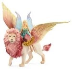 SCHLEICH 70714 Elfe auf gefl&uuml;geltem L&ouml;we