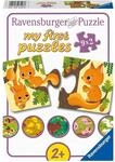 Ravensburger 03123 Kinderpuzzle 9x2 Teile - Tiere und ihre Kinder