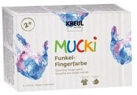 C.KREUL 2319 MUCKI Funkel-Fingerfarbe 6er Set 150 ml