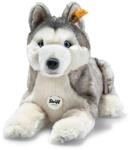Steiff Bernie Husky grau/wei&szlig; liegend, 33 cm