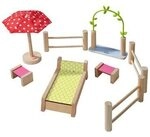 HABA 306717 Little Friends &ndash; Puppenhaus-M&ouml;bel Garten