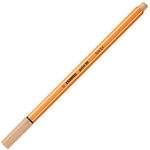 STABILO 88/86 Fineliner - STABILO point 88 - Einzelstift - beige