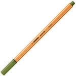 STABILO 88/35 Fineliner - STABILO point 88 - Einzelstift - moosgr&uuml;n