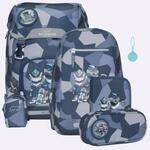 Beckmann Schulrucksack-Set Classic Tiger Race, 7-teilig