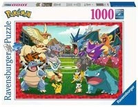 RAVENSBURGER 17453 Erwachsenenpuzzle 1000 Teile Pok&eacute;mon Kr&auml;ftemessen