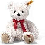 STEIFF 113833 Soft Cuddly Friends Jimmy Teddyb&auml;r &ndash; Love 30 cm creme