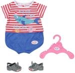BABY born&reg; 834268 Bath Pyjamas & Clogsblau 43 cm
