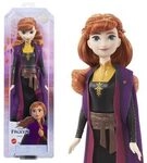 MATTEL HLW50 Disney Die Eisk&ouml;nigin Core Anna Modepuppe mit Accessoires (Outfit Film