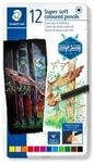 STAEDTLER&reg; 149C Super weicher Farbstift, Metalletui mit 12 Farbstiften in sortierten