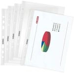 Herlitz Prospekth&uuml;lle A5 Standard genarbt, 100er Packung, PP, 0,055 ...