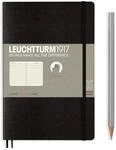 Leuchtturm Notizbuch B6+ liniert schw soft